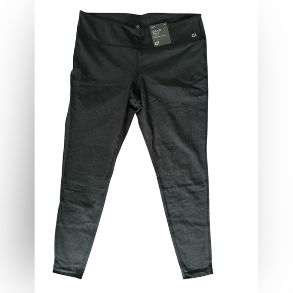 Gap GFast midrise skinny stretch charcoal gray leggings New with tags size Large - Picture 1 of 14